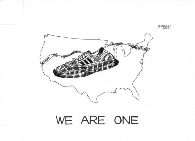 Editorial Cartoon: One with Boston